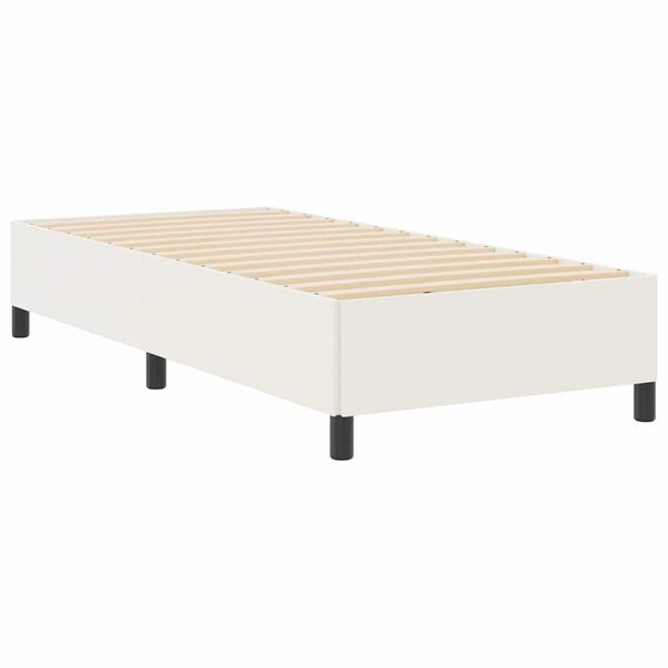vidaXL Bed Frame Cream 39.4" x 78.7" Corduroy fabric