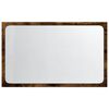 vidaXL Bathroom Mirror Sonoma oak Engineered wood, Glass