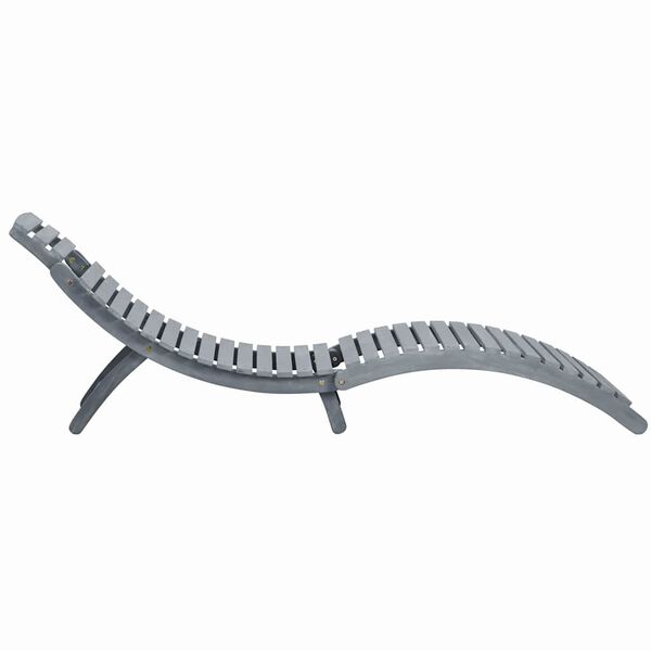 vidaXL Sun Lounger Grey