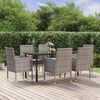 vidaXL Garden Dining Set Anthracite, Dark Grey