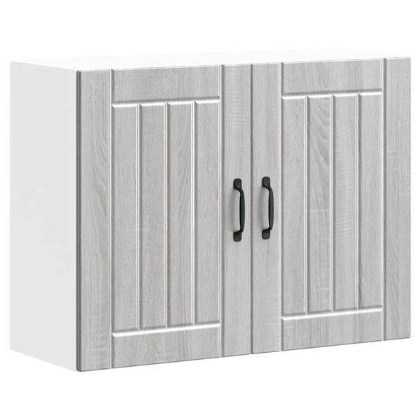 vidaXL Kitchen Wall Cabinet Grey sonoma Engineered wood