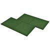 vidaXL Fall Protection Tiles 12 pcs Rubber 19.7x19.7x1.2" Green (2x92321)