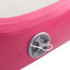 vidaXL Inflatable Gymnastics Mat with Pump 157.5x39.4x7.9" PVC Pink