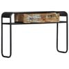 vidaXL Console Table Multicolour Solid reclaimed wood, powder-coated steel