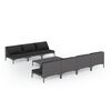vidaXL Garden Lounge Set Dark grey