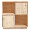 vidaXL Sideboard Natural wood Solid pine wood Medium Sideboard