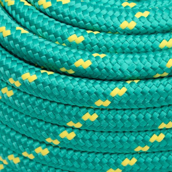 vidaXL Boat Rope Green 0.79 " 82.0 ' Polypropylene