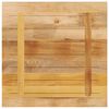 vidaXL Table Top Natural Solid Mango Wood 27.6 x 27.6 in Durable