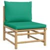 vidaXL Garden Lounge Set Bamboo Large Modular Bamboo Garden Lounge Set