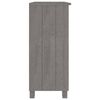 vidaXL Sideboard Light Grey Solid pine wood, MDF Medium Sideboard