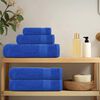 vidaXL Towel Set Blue 100% Ring-Spun Cotton