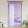 vidaXL String Curtains 2 pcs Purple 55.1x98.4"