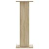 vidaXL Speaker Stands 2 pcs Sonoma Oak 11.8x11.8x31.5" Engineered Wood