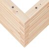 vidaXL Garden Planter Natural Wood Solid Pine Wood Large Garden Planter
