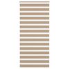 vidaXL Zebra Blind Sand Brown Polyester 39.4 x 90.6 in