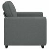 vidaXL Sofa Chair Dark Grey Polyester Single Armchair Other Modern