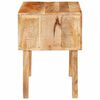 vidaXL End Table Brown 15.75 x 12.60 x 18.11 in Solid Mango Wood