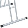 vidaXL Bicycle Stand for 1 Bike Floor Freestanding Galvanized Steel