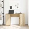 vidaXL Desk Sonoma oak Engineered wood Large Desk Rectangular