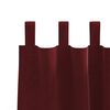 vidaXL Blackout Curtains 2 pcs Wine Red 55.12 x 102.36 in Velvet