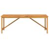 vidaXL Garden Dining Table Brown Solid Acacia Wood 78.7X35.4 in Tough