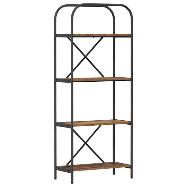 vidaXL Bookshelf Old wood 60 x 30 x 146 cm Engineered wood