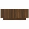 vidaXL TV Cabinet Brown Oak Engineered Wood Medium TV Cabinet