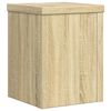 vidaXL Plant Stand Set of 2 Sonoma oak Engineered wood Compact