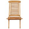 vidaXL Garden Chair Teak Solid Teak wood with water-based finish Medium