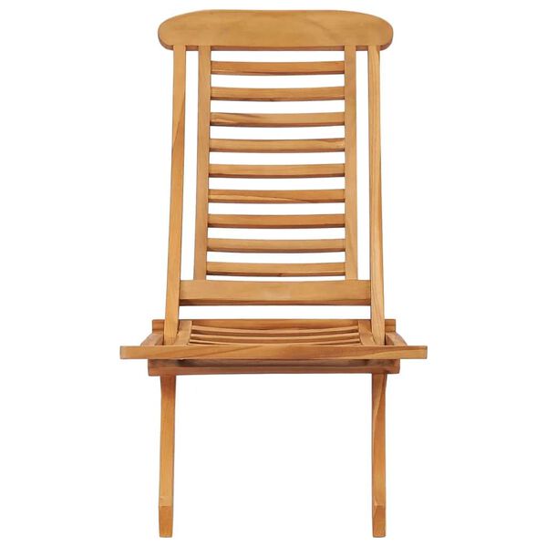 vidaXL Garden Chair Teak Solid Teak wood with water-based finish Medium