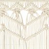 vidaXL Macrame Curtain 55.1x94.5" Cotton