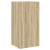vidaXL TV Wall Cabinet Sonoma oak Engineered wood Medium TV Wall Cabinet