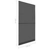 vidaXL Hinged Insect Screen for Doors Anthracite 47.2x94.5"
