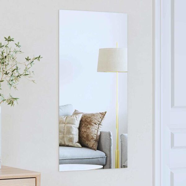 vidaXL Wall Mirror Rectangular 15.75 x 31.50 in Tempered Glass