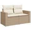 vidaXL Garden Sofa Set Beige