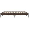 vidaXL Bed Frame Brown Oak Engineered Wood Double Durable Bed Frame
