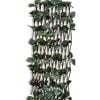 vidaXL Willow Trellis Fence 5 pcs with Artificial Leaves 70.8"x35.4"