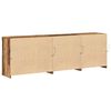 vidaXL Sideboard Old wood 202 x 37 x 67 cm Engineered wood
