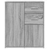 vidaXL Sideboards 2 pcs Gray Sonoma 23.6"x12.2"x27.6" Engineered Wood