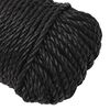 vidaXL Work Rope Black 0.12 " 164.0 ' Polypropylene