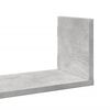 vidaXL Wall Shelf Concrete grey Engineered wood 31.5 x 7.1 x 7.1 in