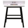 vidaXL Router Table Steel and MDF 31.9x24.0x34.6"