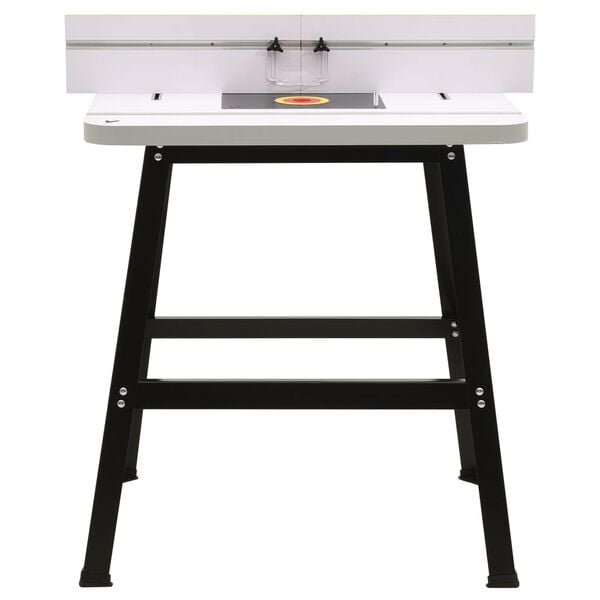 vidaXL Router Table Steel and MDF 31.9x24.0x34.6"
