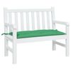 vidaXL Patio Bench Cushion Green 43.3x19.7x2.8" Oxford Fabric