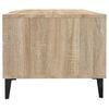 vidaXL Coffee Table Sonoma Oak Engineered Wood 40.2 x 19.7 x 15.7 in