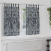 vidaXL Curtain with Curtains 2 pcs Silver Grey 55.1" x 55.1" Velvet