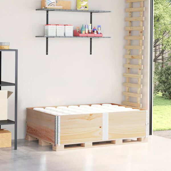 vidaXL Pallet Collars 2 pcs 59.1x39.4" Solid Wood Pine