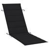 vidaXL Sunlounger Wooden Solid Acacia wood Standard Foldable