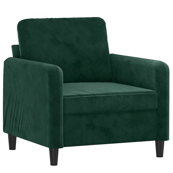 vidaXL Sofa Set Dark Green Velvet, Metal Large Seats Many Sofa Set