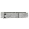 vidaXL TV Cabinet Concrete Gray Engineered Wood Medium TV Cabinet